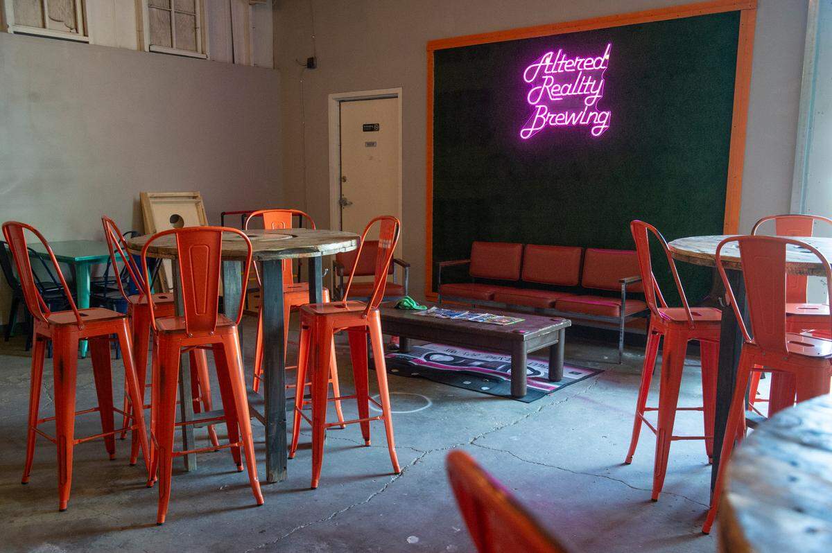 It took the owners a year to transform the inside of Altered Reality Brewing on Howard Avenue in Biloxi.