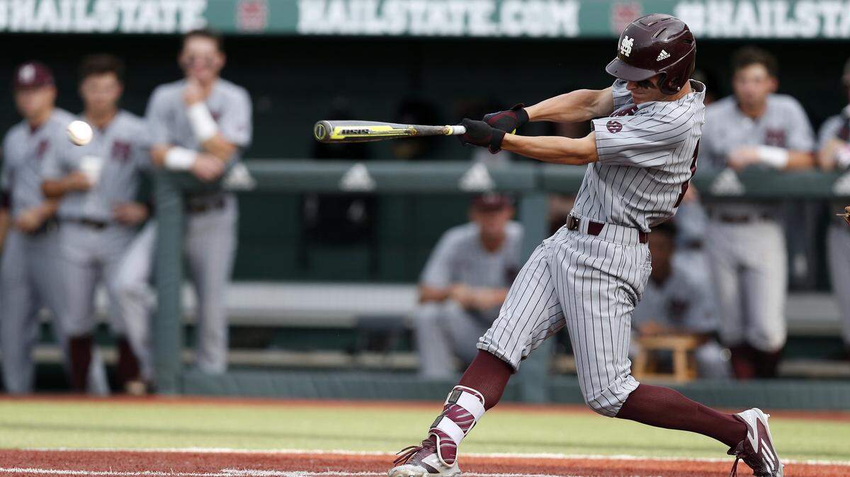Mississippi State's Jake Mangum played a big role in the Bulldogs' victory over Western Illinois on Saturday.