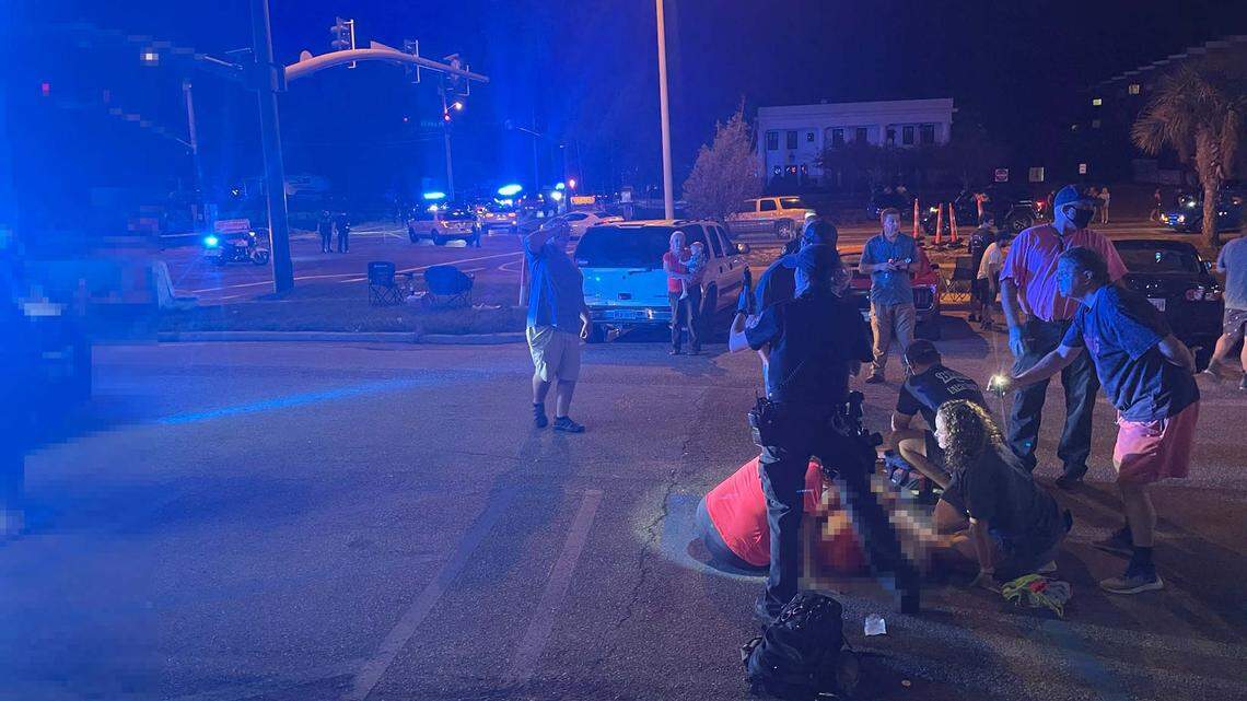 Cruisin’ The Coast spectator shot in crowd on U.S. 90 roadside in Biloxi, witnesses say