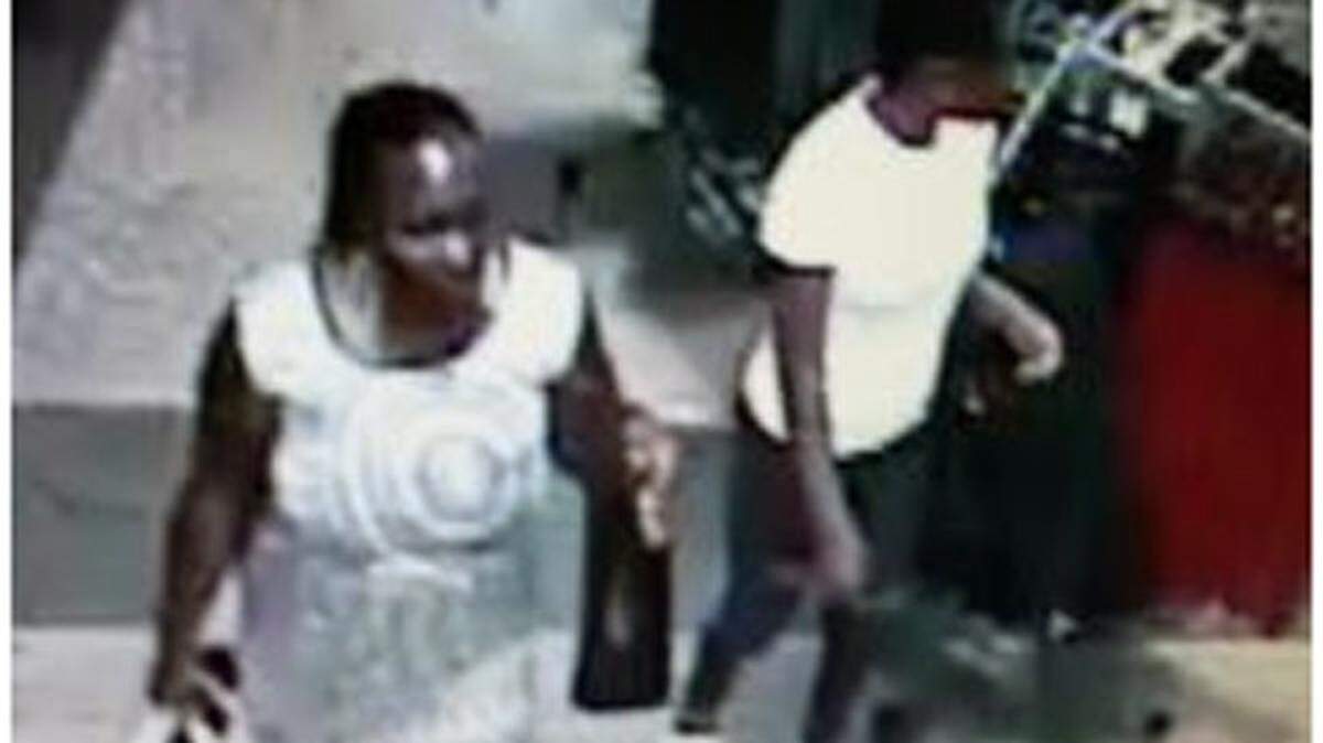 BILOXI POLICE 
 Biloxi police are looking for these two women in connection with a shoplifting case at Edgewater Mall.