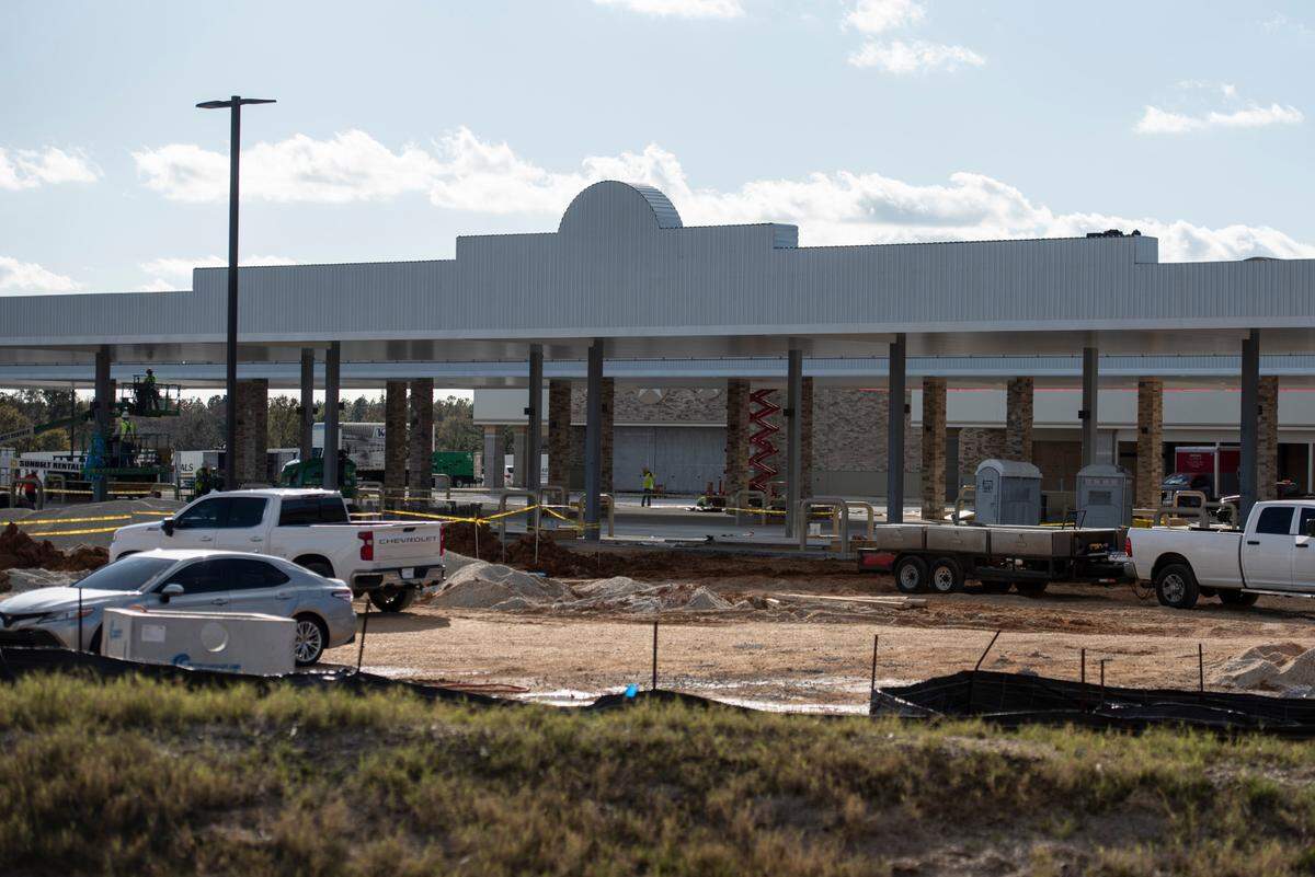 The Buc-ee’s in Harrison County is beginning to look like one of the iconic travel centers.