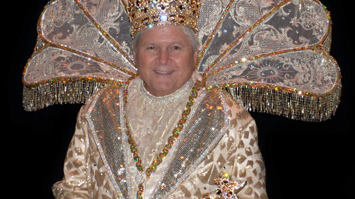 TOMMY TRIPLETT/GCCAJames W. 'Jim' Hardaman is King d'Iberville of the Gulf Coast Carnival Association for 2016.