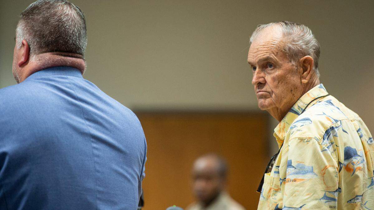 Virgil Lee Moore, 84, a retired Jackson County sheriff’s deputy, pled guilty to touching a child for lustful purposes and sexual battery in Jackson County Circuit Court in Pascagoula on Friday, Sept. 23, 2022. Moore’s victim was 5 years old at the time.