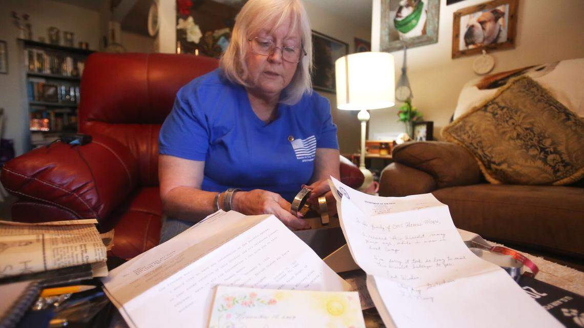 Not forgotten. Gold Star family on the Coast now has a permanent place to honor lost airman.