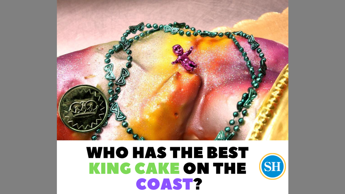 We want to know: Who has the best king cake on the Coast?
