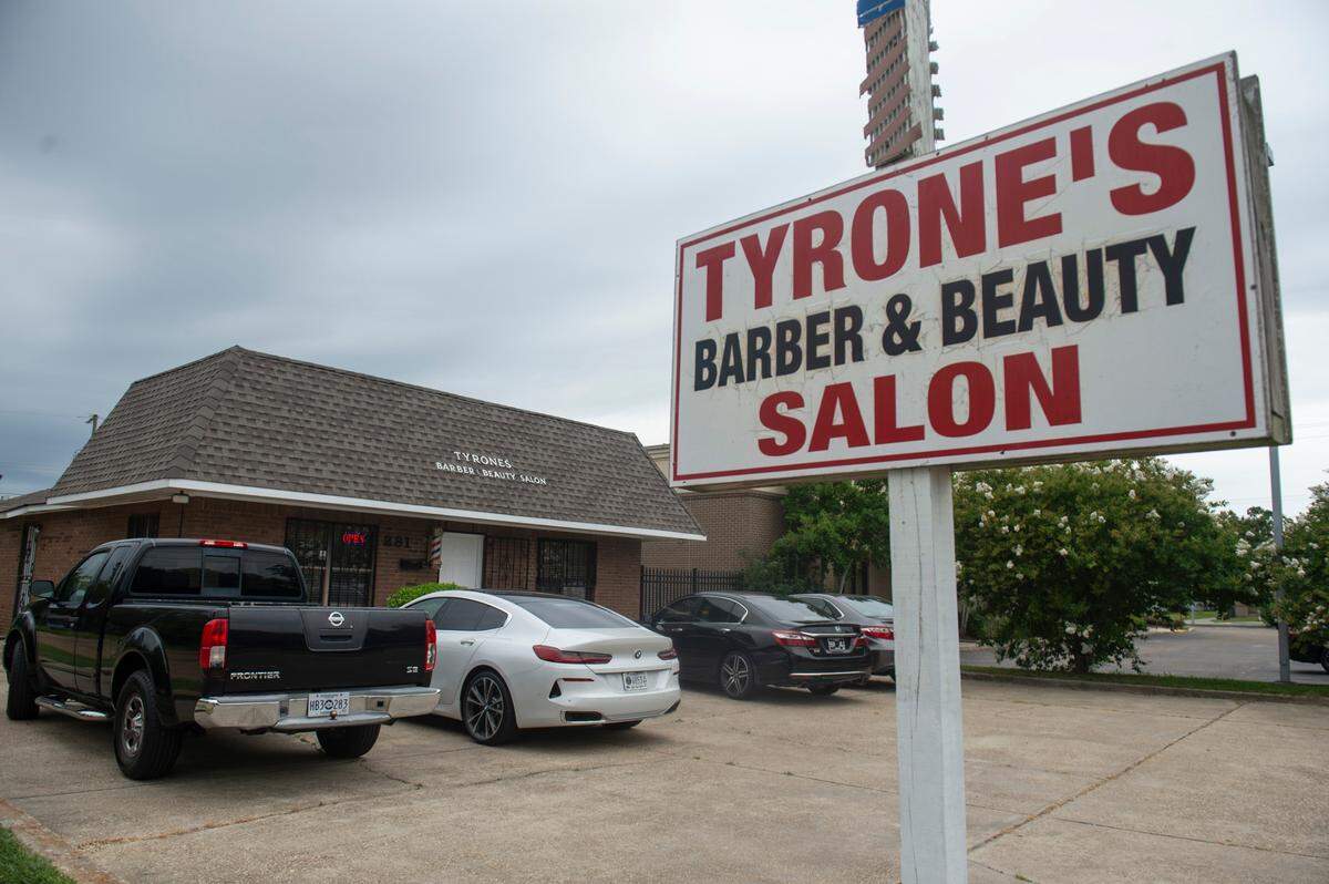 Tyrone’s Barber and Beauty Salon in Biloxi on Wednesday, May 21, 2025.