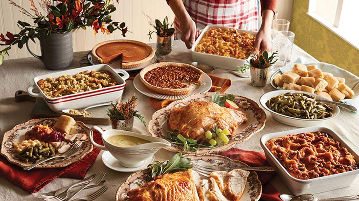This promotional image from Cracker Barrel shows it’s menu for Thanksgiving, which is the busiest day of the year for the chain restaurant.