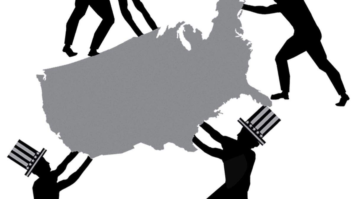 ILLUSTRATION OF DEMOCRACY BY CHICAGO TRIBUNE/MCT