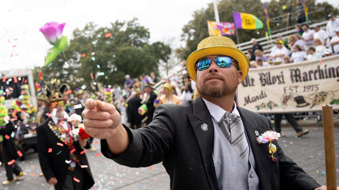 See photos from last big Mardi Gras parade of the season in South Mississippi