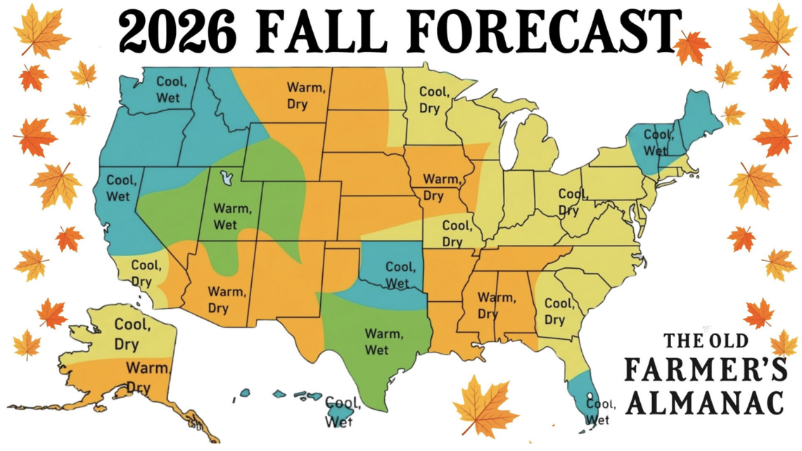 Will fall in Mississippi be warmer than usual? Here's the Farmers Almanac & NWS forecasts