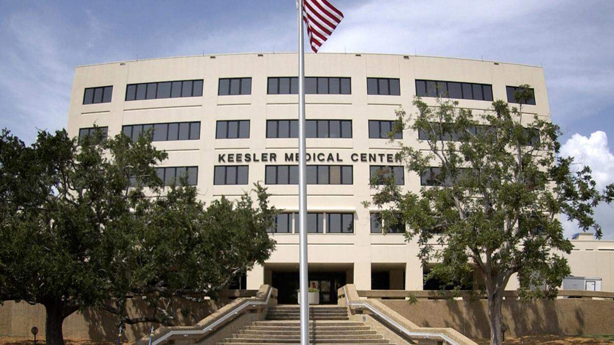 An area at Keesler Medical Center in Biloxi has been evacuated following the discovery of a suspicious package.
