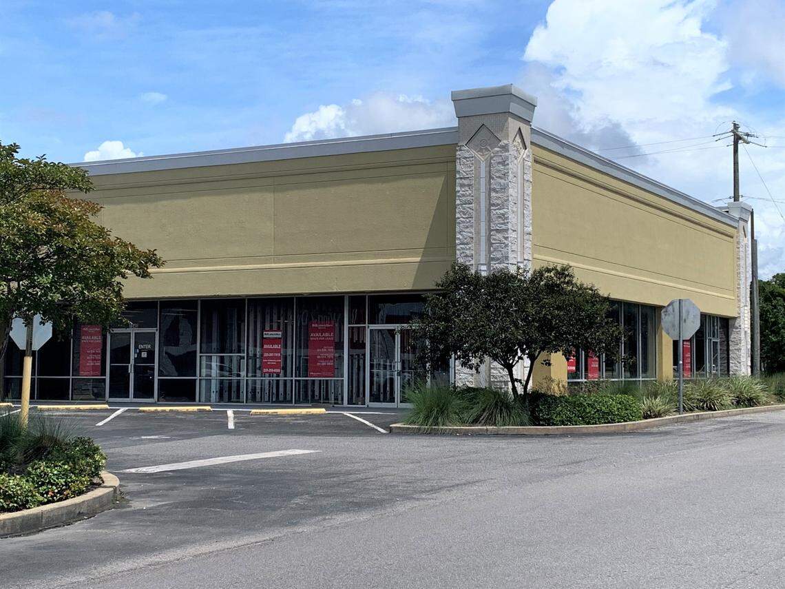 A storefront in the shopping plaza with Winn-Dixie in Ocean Springs is being readied for a Firehouse Subs along U.S. 90 in Ocean Springs.