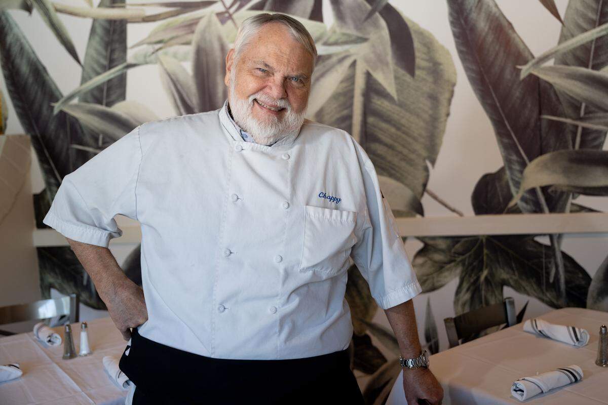 John “Chappy” Chapman poses for a portrait at Coastal Kitchen in Long Beach on Tuesday, Feb. 24, 2026.