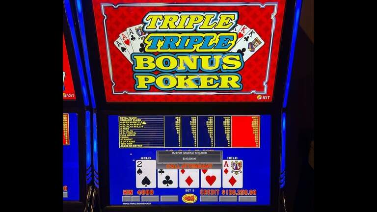 Game pays $100,000 jackpot at a Coast casino. The next day, it happened again
