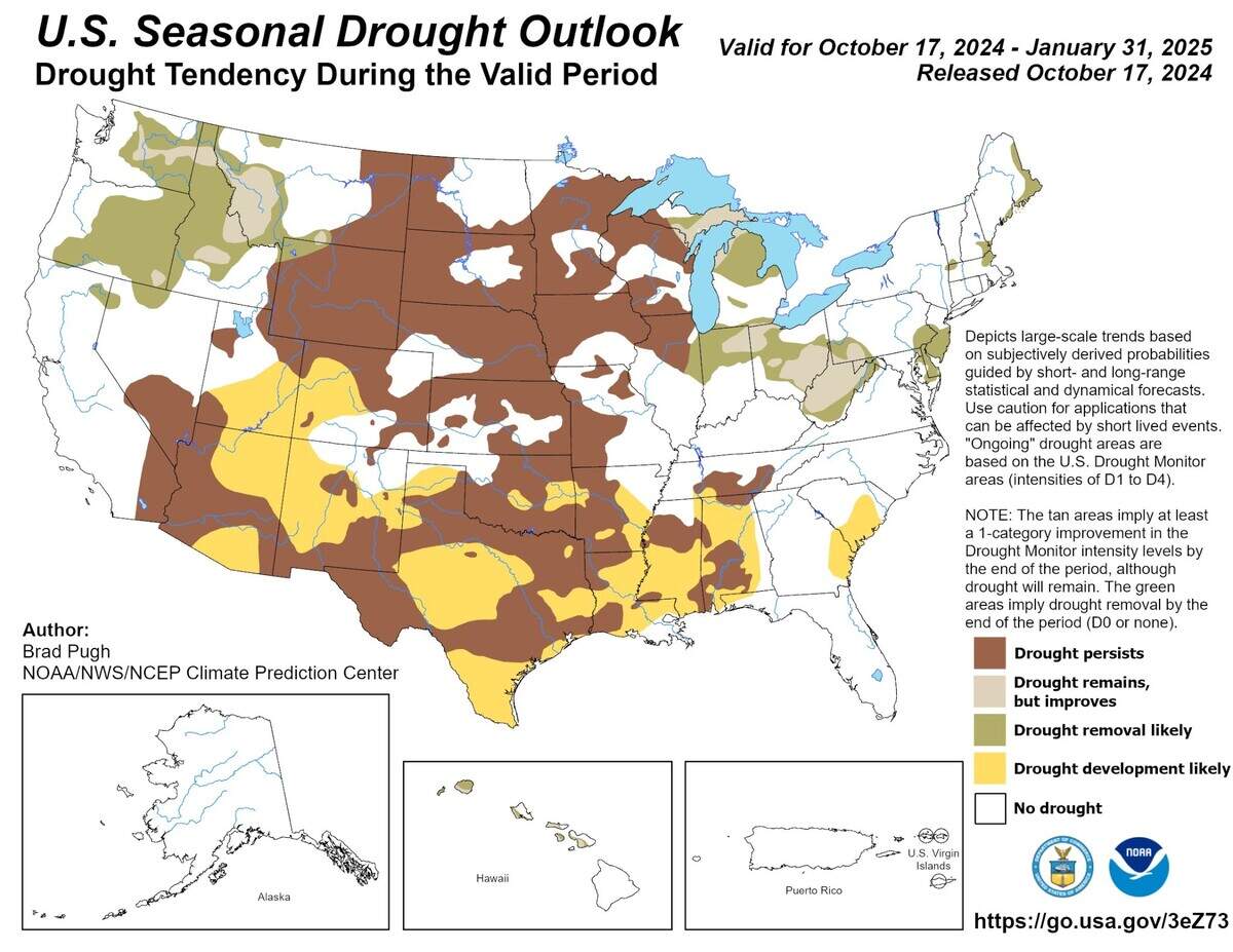 The National Oceanic and Atmospheric Administration is forecasting drought across much of the South, including the Mississippi Coast.