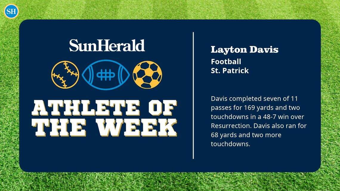 Dynamic quarterback voted Sun Herald Athlete of the Week for Sept. 28