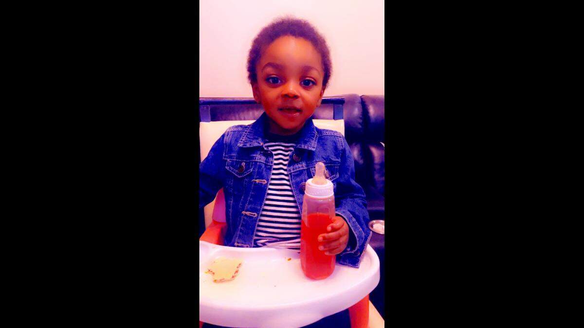 Dekari is a 3-year-old with autism.