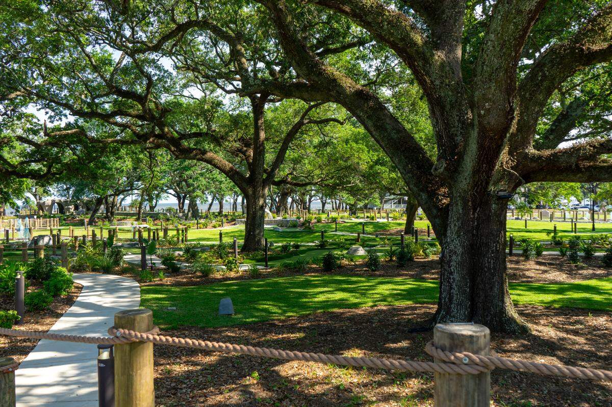 Hippie Fish family entertainment center is coming to Centennial Plaza Resort in Gulfport this summer, with two 18-hole putting golf courses, an arcade and a family restaurant.