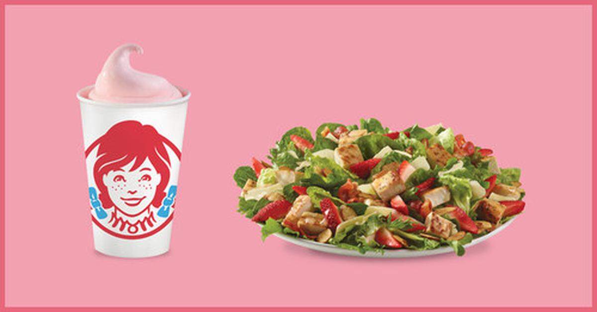 Wendy’s is rolling out the new Strawberry Frosty and announced the return of Seasonal Summer Strawberry Chicken Salad.