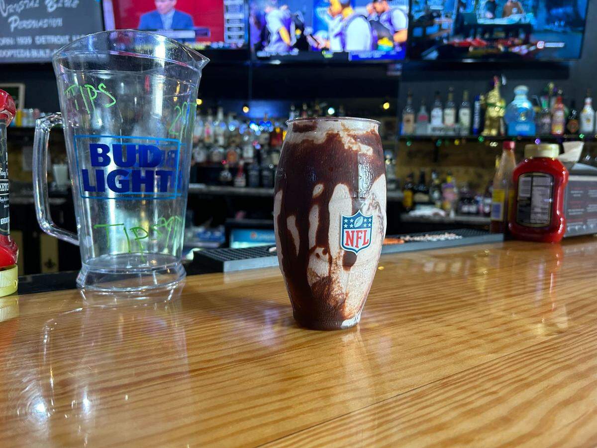 The banana bushwhacker at Fleur De Lis Bar and Grill in Pascagoula, Mississippi.