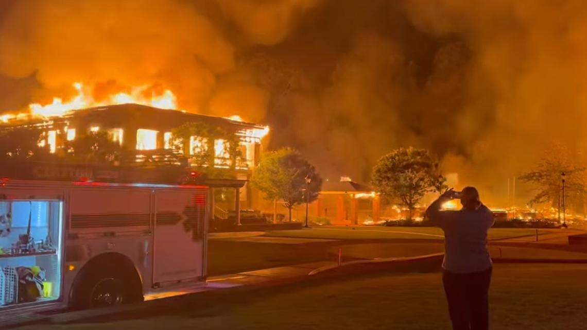 Authorities in Morrow, Georgia charged three teens in connection to a a fire that destroyed three historic homes in The District on June 4.