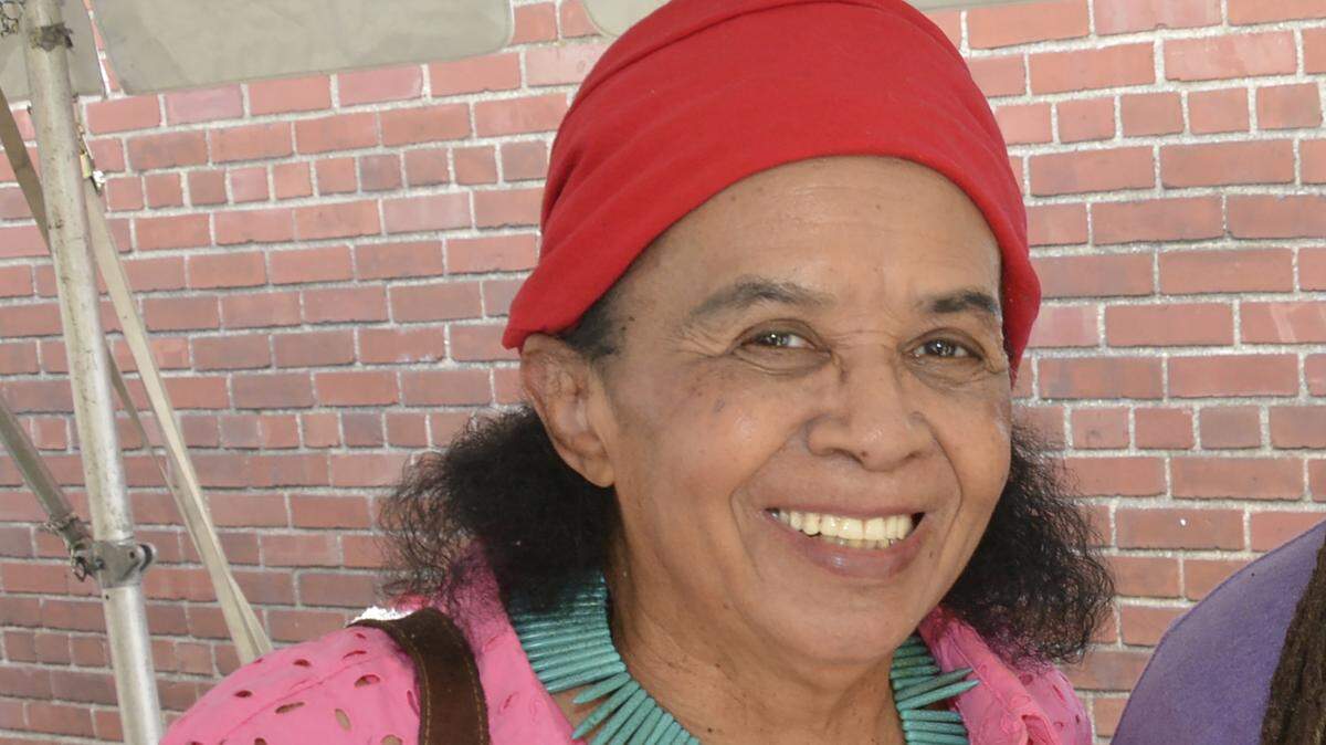 This photo provided by Deborah Menkart shows Dorie Ladner at the African American Civil War Memorial Museum, May 16, 2015, in Washington. Ladner, a longtime fighter for freedom and equality in her home state of Mississippi with contributions to the NAACP, the Student Nonviolent Coordinating Committee and voter registration drives, has died, her family confirmed. “My beloved sister, Dorie Ladner, died peacefully on Monday, March 11, 2024,” her younger sister, Joyce Ladner, wrote on Facebook. (Deborah Menkart via AP)