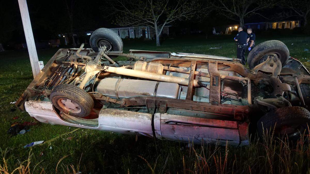 A man was ejected from his truck in a rollover in Harrison County early Saturday morning on Mississippi 53 near Orchard Drive.