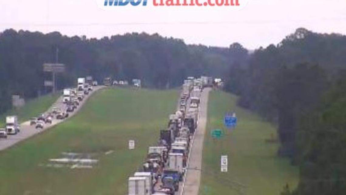 Update: Backup cleared after crash on busy stretch of I-10 in South Mississippi