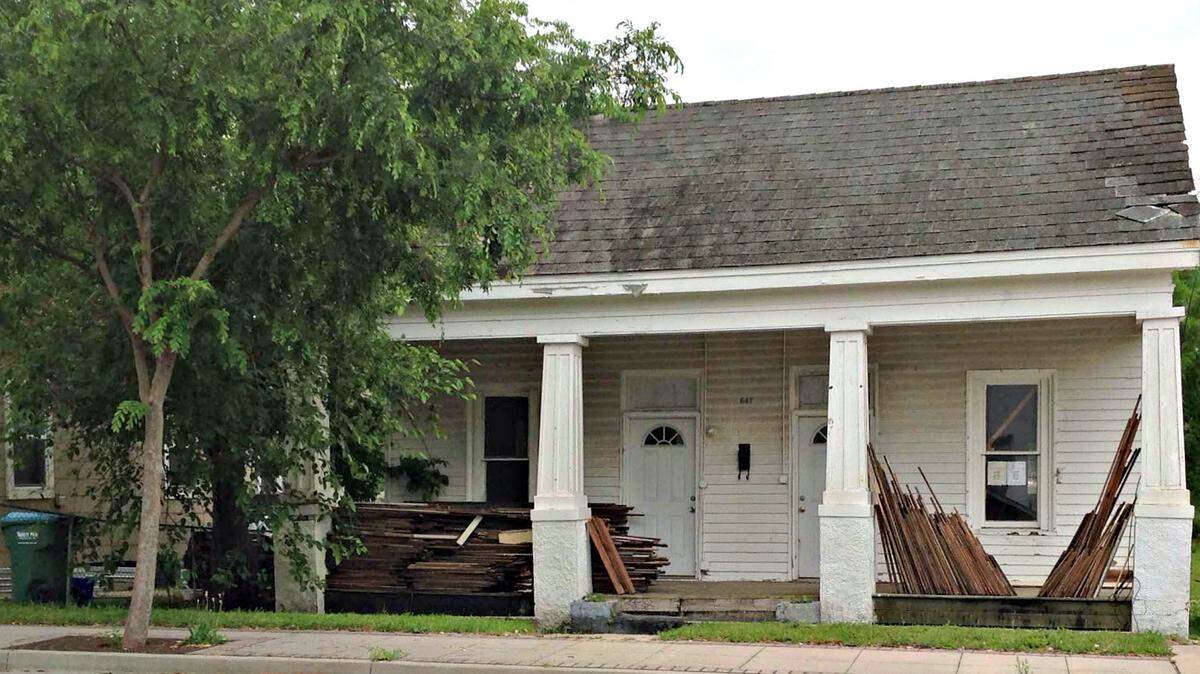 MARY PEREZ/SUN HERALD 
 A home on Howard Avenue in Biloxi will be transformed into Southport Line restaurant that will feature favorite Coast dishes and highlight the history of the trolleys that once ran along the Coast.