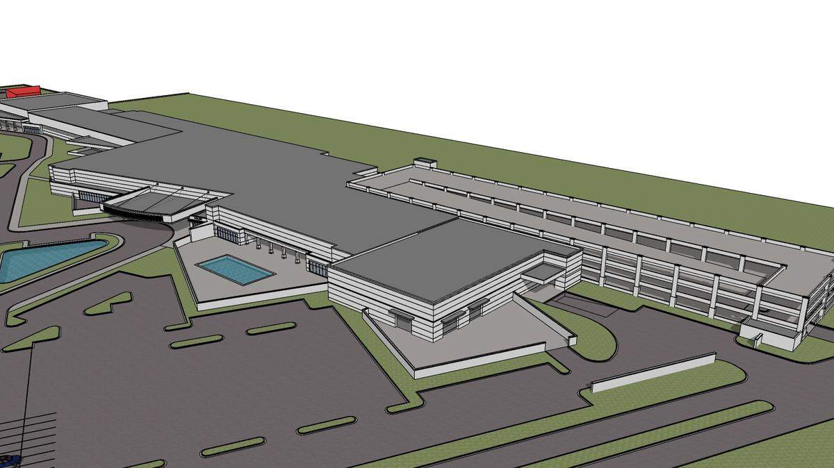 Biloxi landowner Chris Ferrara provided a rendering of what the former Heinz plant on the Back Bay could look like if it became a convention center. Biloxi Council on Tuesday gave the go-ahead for a feasibility study to look at the need for a convention center in East Biloxi and the best site..
