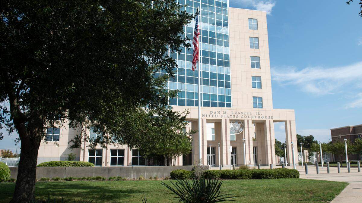 The Dan M. Russell Federal Courthouse in Gulfport on Monday, Sept. 25, 2023.