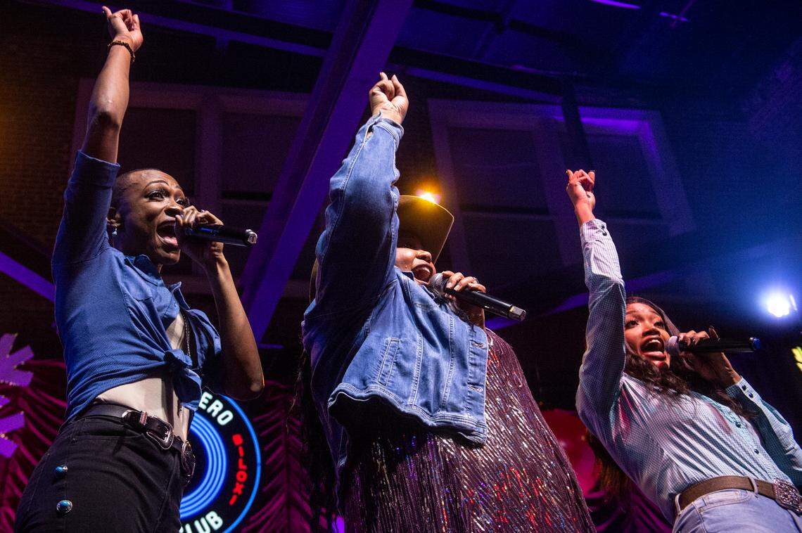 Chapel Hart performing at Ground Zero Blues Club in Biloxi in 2022. The trio from South Mississippi will be home for a Christmas concert Dec. 23.