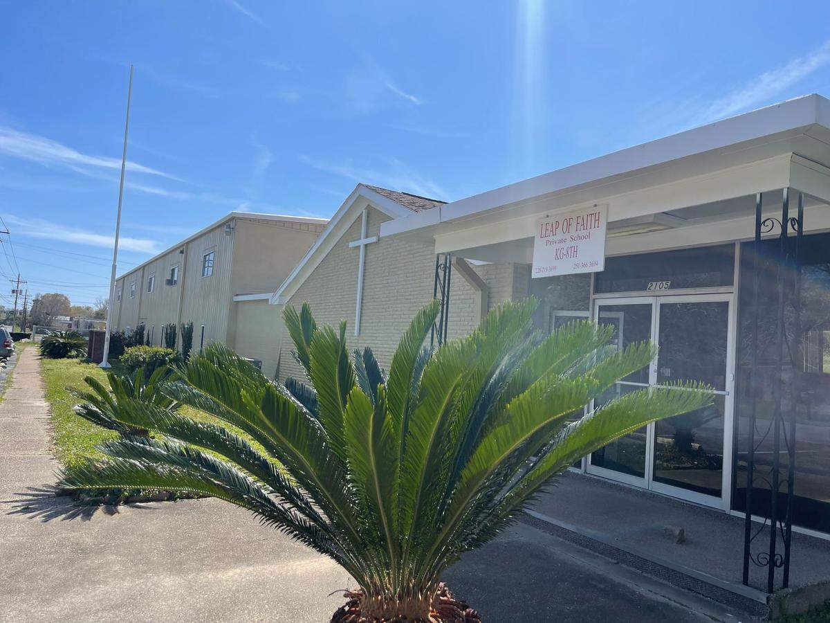 Police were called Monday to the old Bethel Assembly of God Church building in Pascagoula that now houses Leap of Faith private school on Martin Street