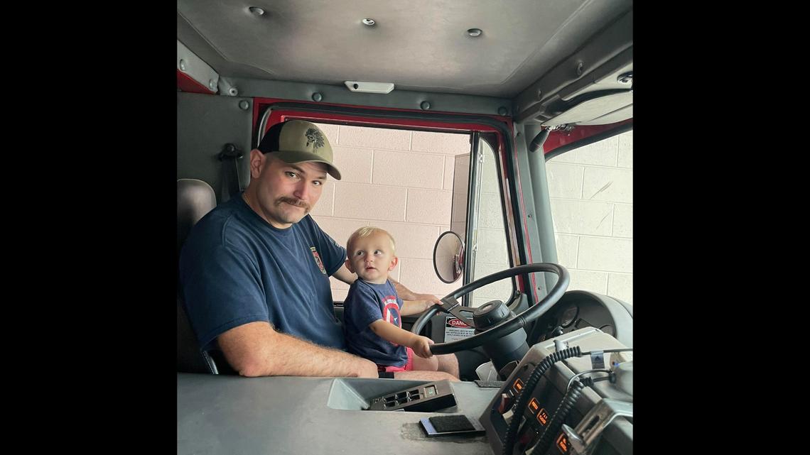 Polk County Fire Capt. Josh Ingram sprang into action to save his 2-year-old son Briggs from drowning in an Alabama lake on July 17, Georgia fire officials said.