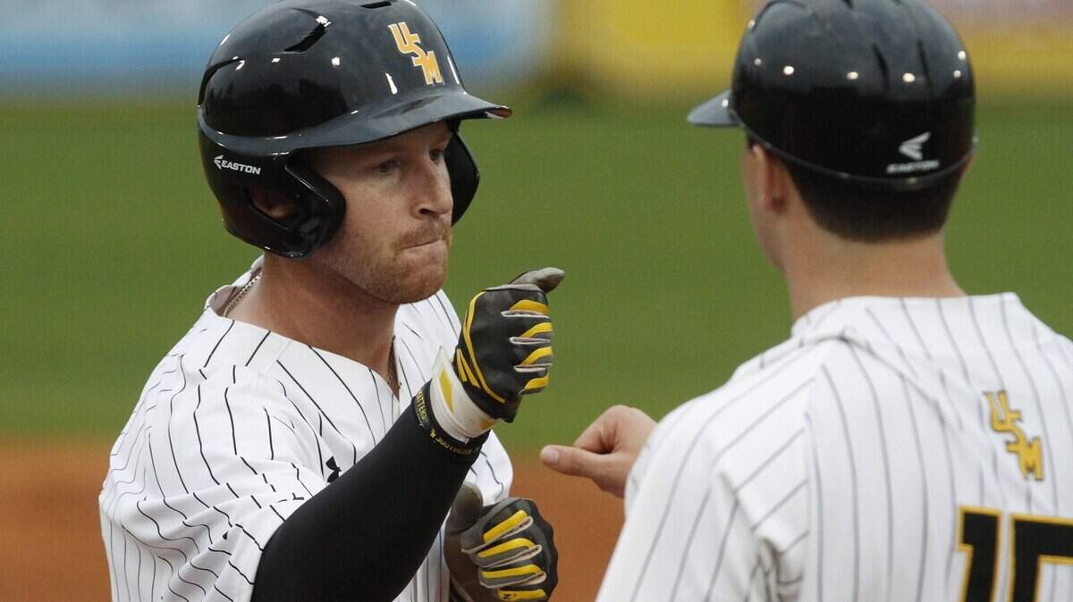 Southern Miss third baseman Luke Reynolds is hitting an impressive .403 headed into this week's Conference USA baseball tournament at MGM Park in Biloxi.