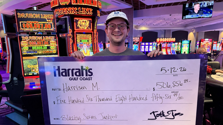 He placed a side bet and hit one the biggest jackpots of 2026 at a Biloxi casino