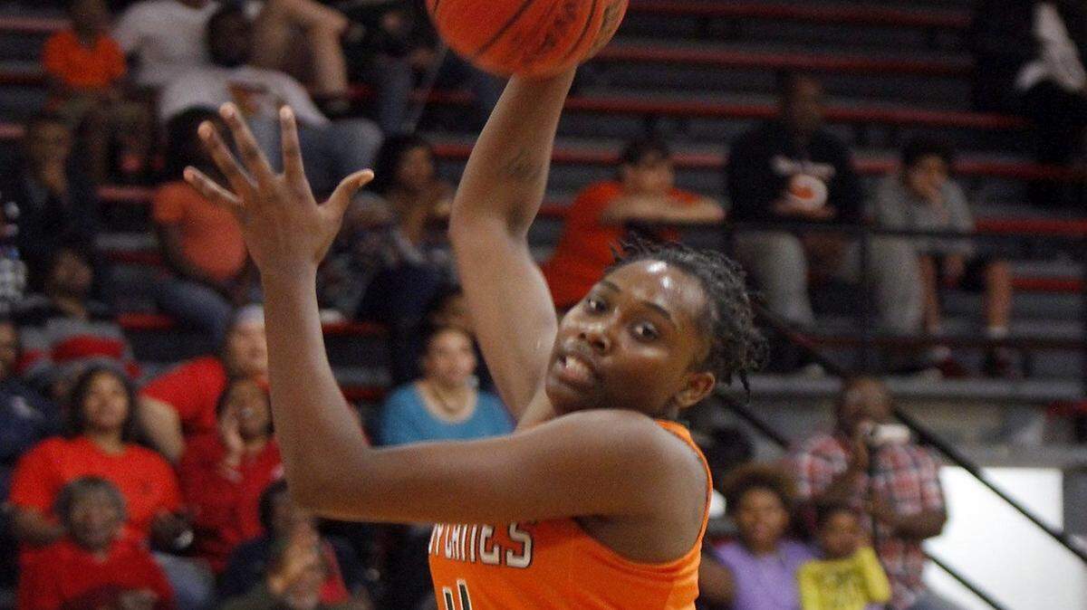 TIM ISBELL/SUN HERALD 
 West Harrison's Ameshya Williams has been selected to play in the Mississippi-Alabama All-Star Classic, hosted March 18 at Mississippi College.