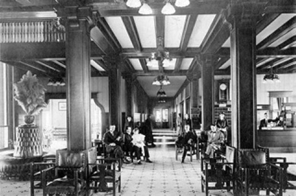 The Great Southern Hotel stood as a Gulfport landmark for 48 years. A Long Beach man reports a relative saw a handsomely dressed man walking with a cane near the water, and when he turned back to look again the man had suddenly disappeared.