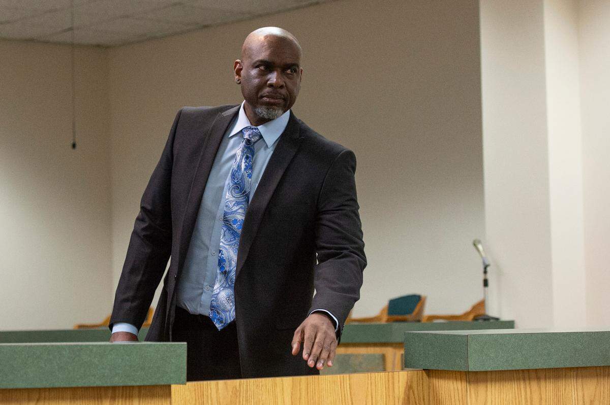 Johnny Jefferson Jr., a former law enforcement officer with the Jackson County Sheriff’s Department assigned to the South Mississippi Metro Enforcement Team, pleaded guilty to one count of embezzlement at the Jackson County Courthouse in Pascagoula on Friday, Jan. 19, 2024.