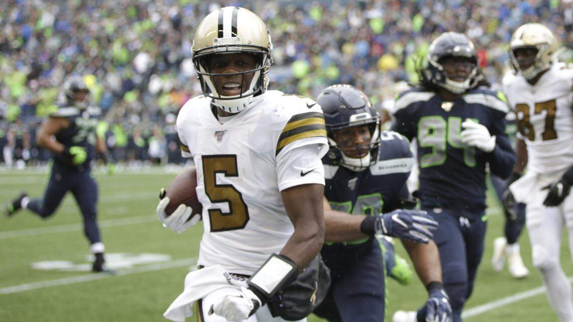 Panicked Saints fans can take a deep breath. Teddy is on the job.