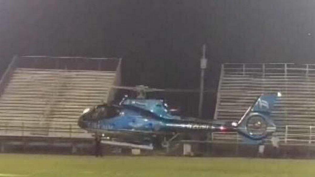 COURTESY LANE SCOTTAn 8th grade football player who was injured Thursday night was airlifted to a hospital as a precaution.