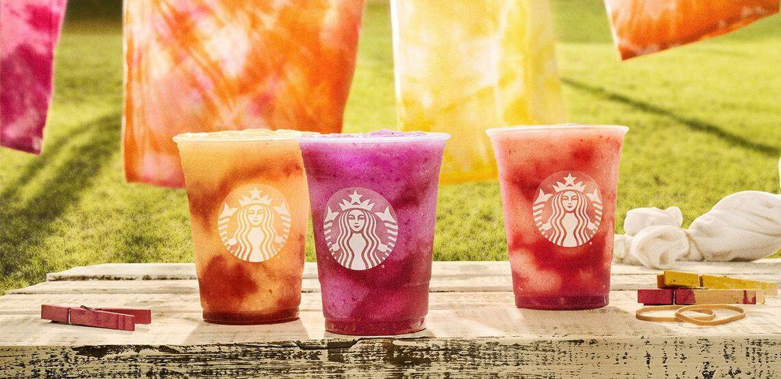 Starbucks new Frozen Lemonade, available June 27, is a frozen version of its popular refreshers beverages and comes in three flavors.
