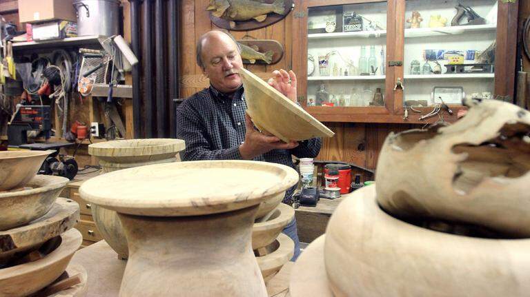 Tommy Murphy creates treasures at home wood shop