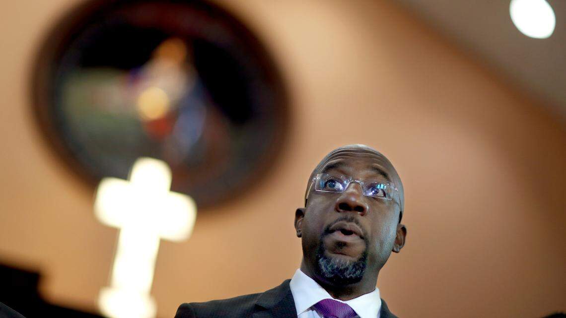 Georgia Senate candidate Rev. Raphael Warnock says his virtual event with the Hall County Georgia Democratic Party was disrupted by hackers.
