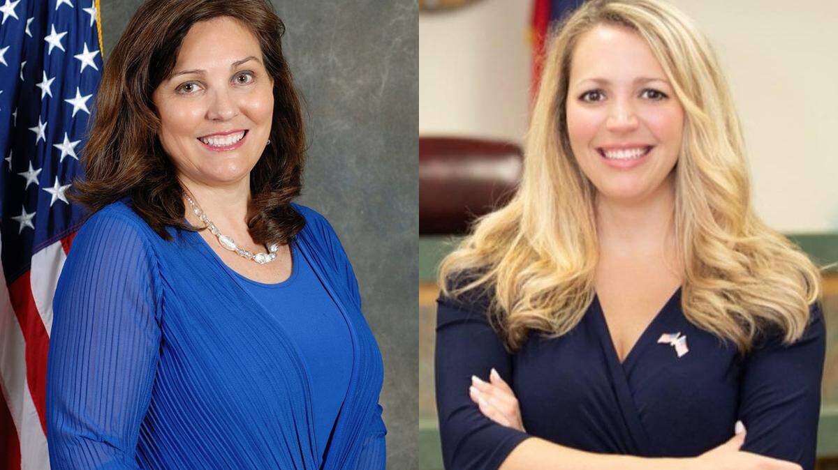 Tany Hasbrouck, left, and Ashlee Cole Trehern will face off in the runoff election Nov. 27.