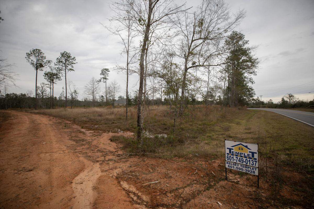 A home sits on acres of cleared land at Mississippi 603 and Firetower Road in Kiln, which is becoming a hot spot for real estate in Gulfport-Bioxi metro.
