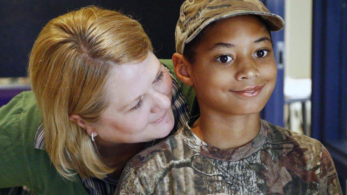 ROGELIO V. SOLIS/ASSOCIATED PRESSHeather Rhodes of Pass Christian, speaks with her son, Cade, 9, following a public hearing sponsored by the Mississippi Department of Education for the review of a proposed State Board Restraint and Seclusion policy in Jackson in 2015. Rhodes said her son was subjected to instances of restraint and seclusion over the last two years at his schools in South Mississippi.