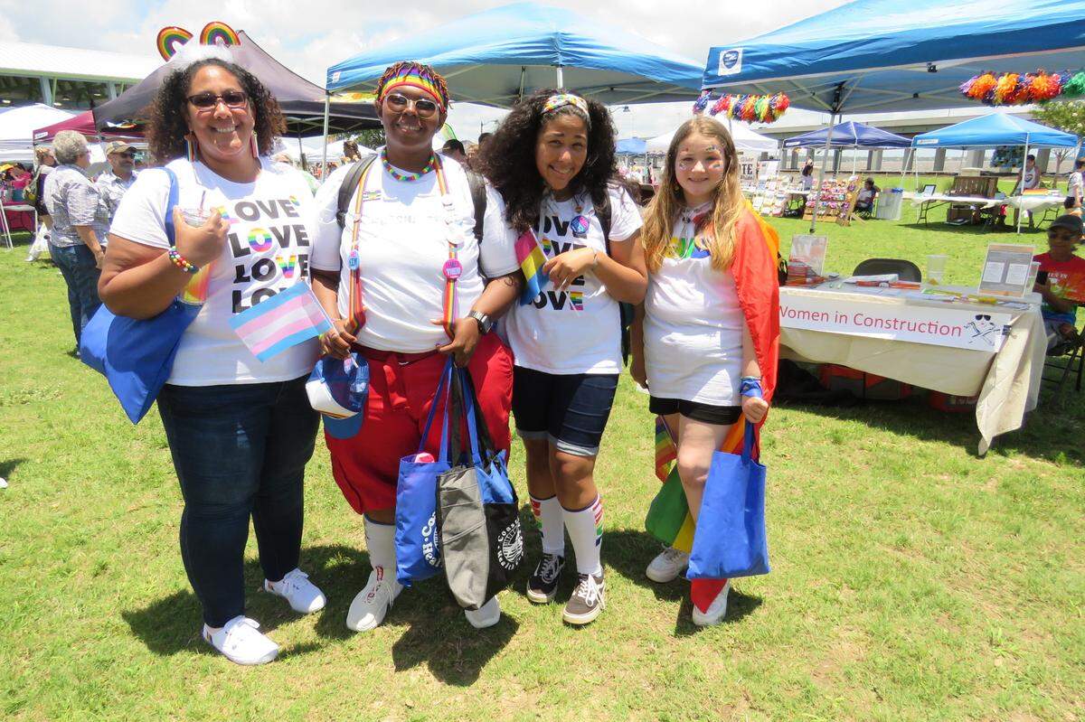 Cyrena Mczorn and Javier Marchee attended their first Pride in five years together on June 26, 2021 at Biloxi’s Point Cadet.