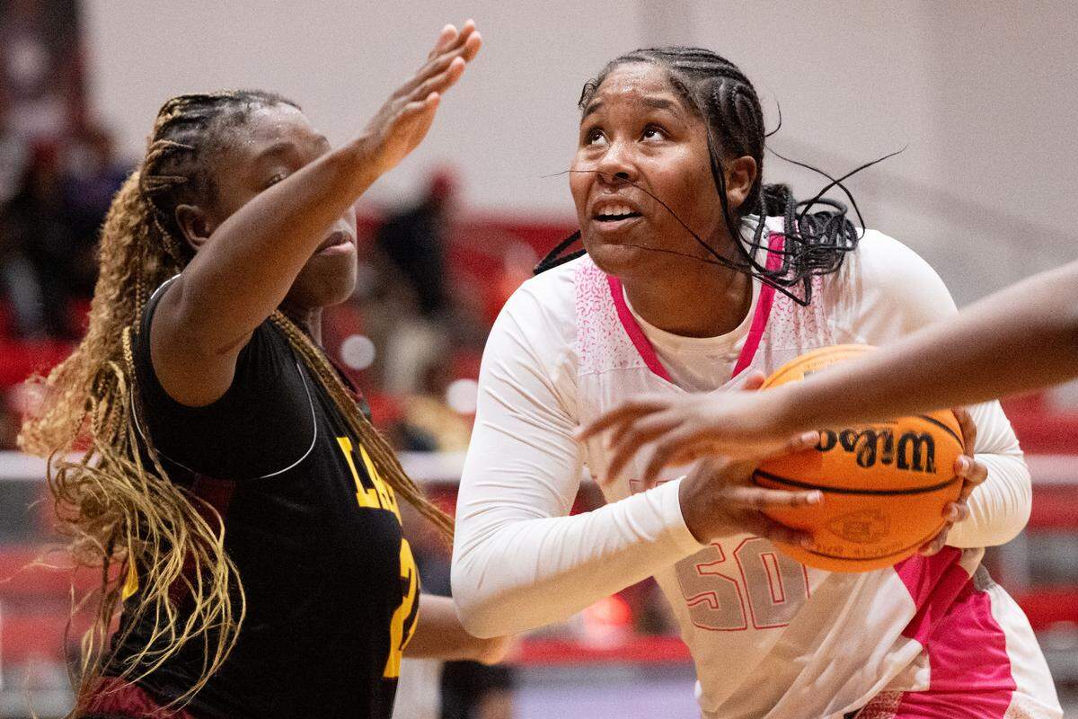 Biloxi’s Zaniya Johnson (50) is a two-time Sun Herald Player of the Year.
