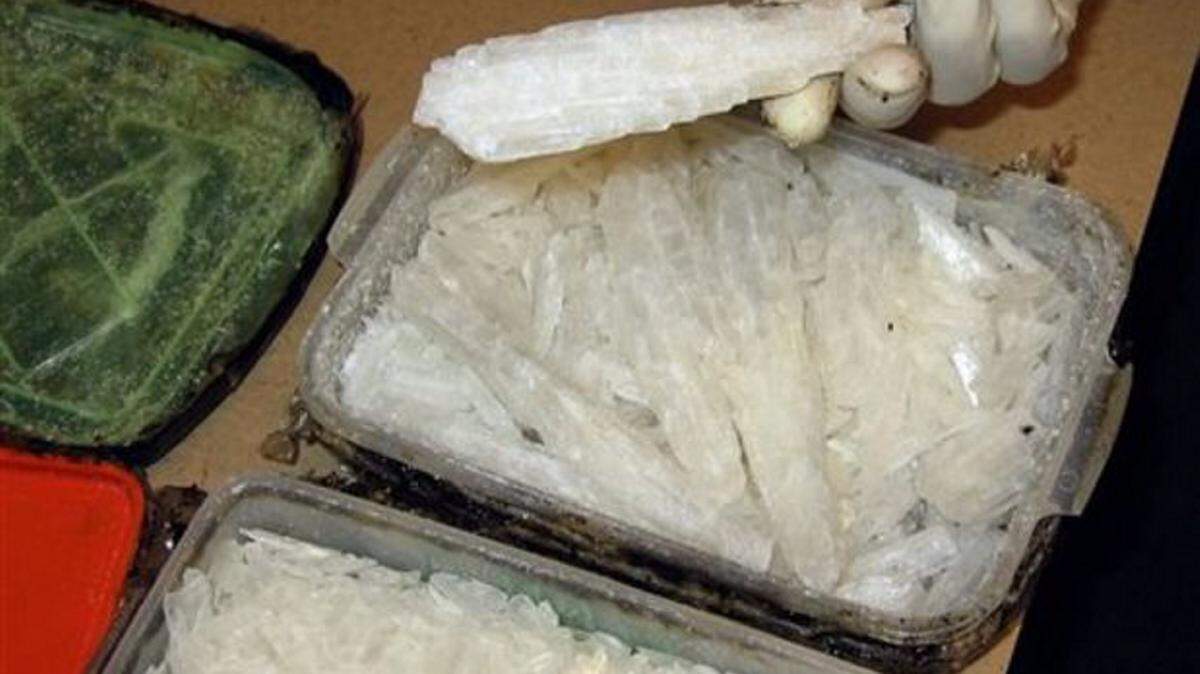 DRUG ENFORCEMENT ADMINISTRATION 
 Tjhis is crystal meth the DEA confiscated in South Mississippi in August 2009.